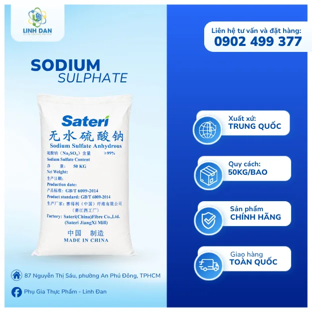 Na2SO4 Sodium Sulphate – Muối Suphate Công Nghiệp