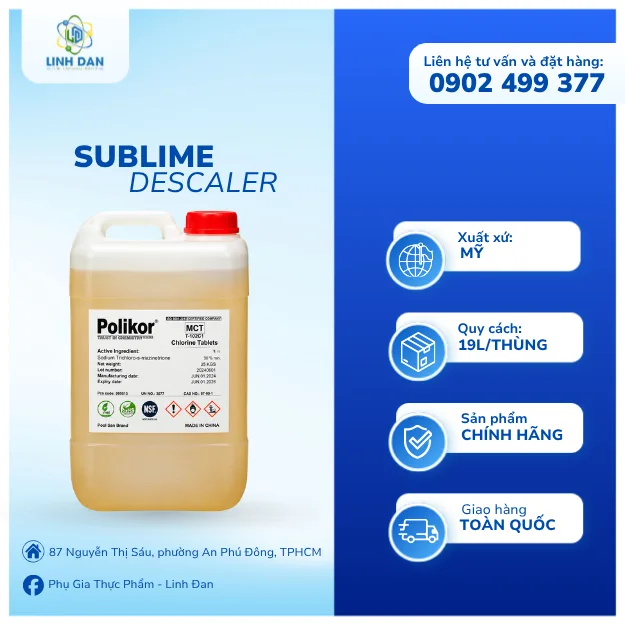 Sublime Descaler mỹ
