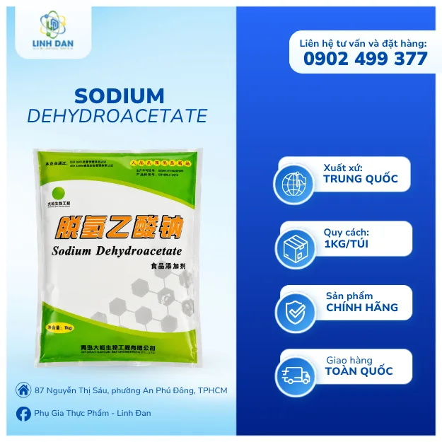 Chất Bảo Quản Sodium Dehydroacetate