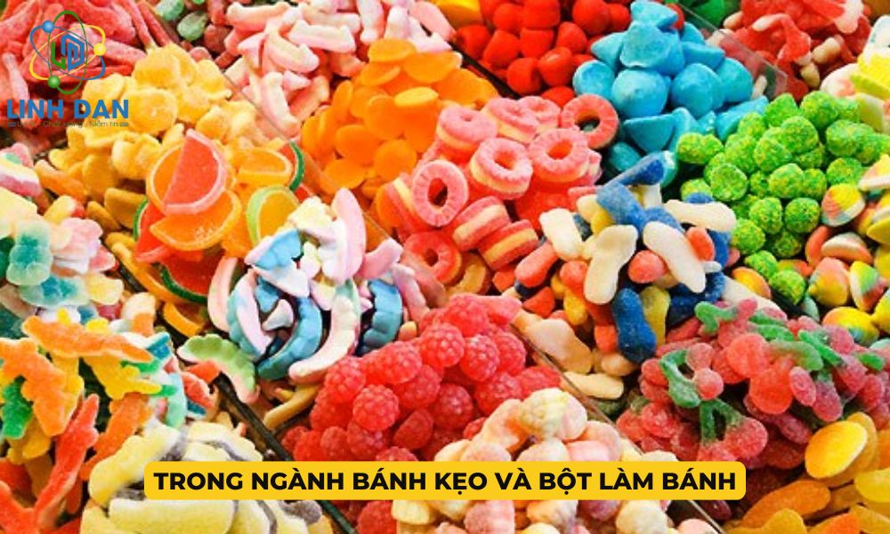 Trong ngành bánh kẹo và bột làm bánh