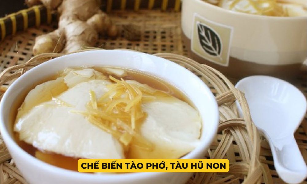 chế biến tào phớ, tàu hũ non