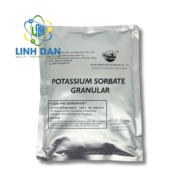 phụ gia bảo quản thực phẩm Potassium Sorbate E202