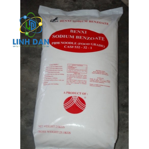 Chất bảo quản thực phẩm Sodium Benzoate (mốc cam) NaC6H5CO2