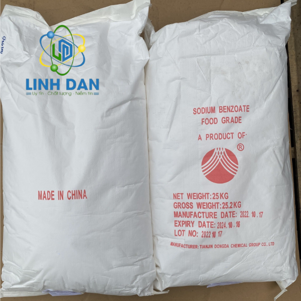 Chất bảo quản thực phẩm Sodium Benzoate (mốc cam) NaC6H5CO2