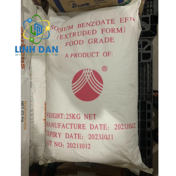 Chất bảo quản thực phẩm Sodium Benzoate (mốc cam) NaC6H5CO2