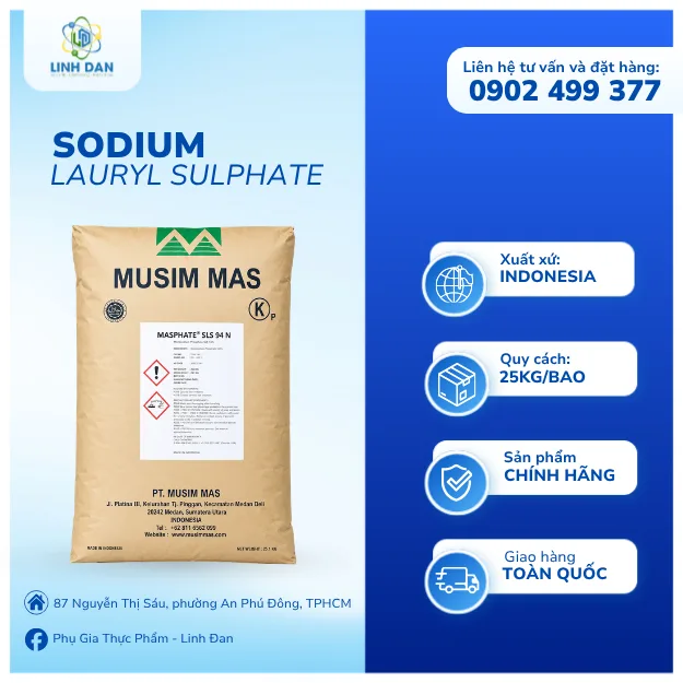 Lauryl sulphate Sodium - SLS