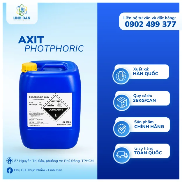 H3PO4 - Axit Photphoric công nghiệp