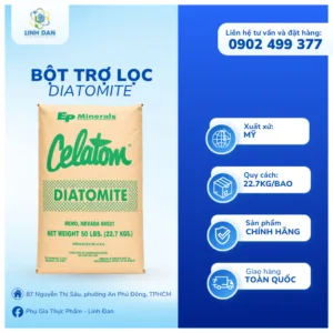 bột trợ lọc diatomite mỹ