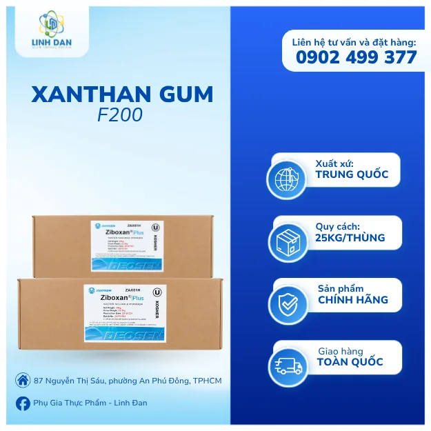 Chất Tạo Sánh Xanthan Gum F200 (E415) - Deosen