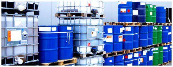 Một góc kho hàng hóa chất được Toàn Thắng nhập về