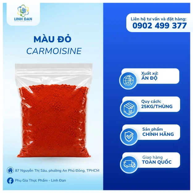 Màu Thực Phẩm - Đỏ Carmoisine