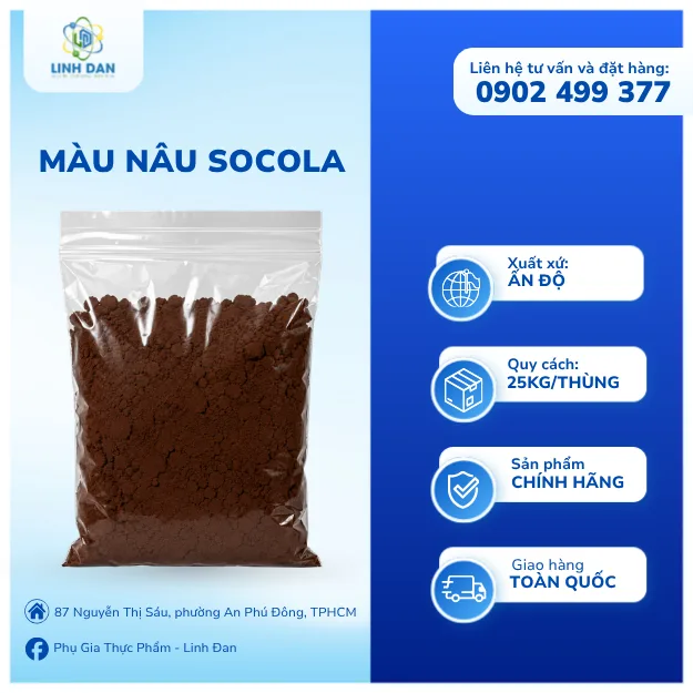 Màu Thực Phẩm - Nâu Socola (Brown HT)