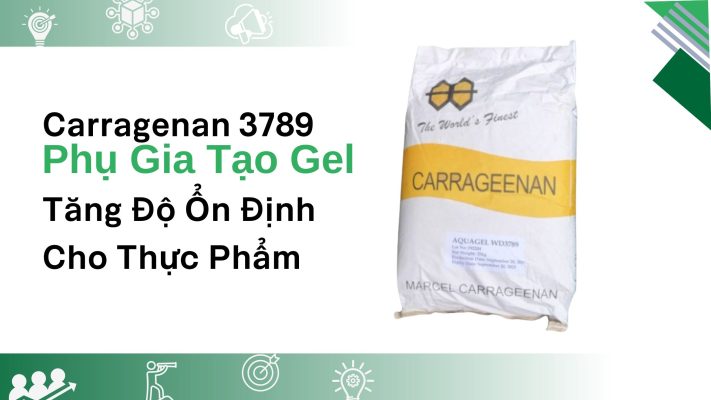 Carragenan 3789 – Phụ Gia Tạo Gel, Tăng Độ Ổn Định Cho Thực Phẩm