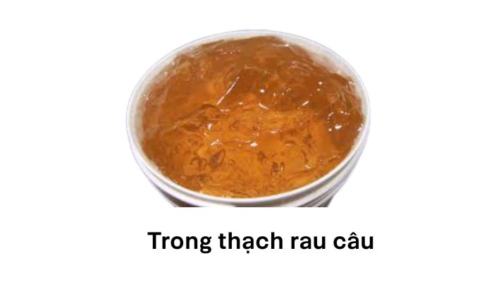 Trong thạch rau câu