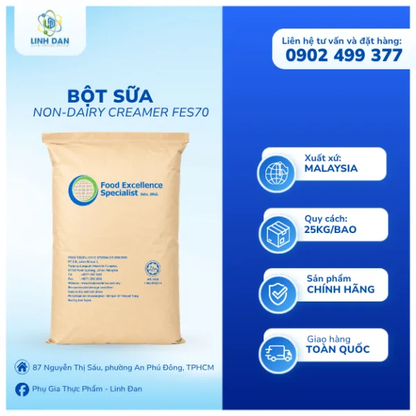 Bột Sữa Non-Dairy Creamer FES70 (Food Excellence Malaysia)