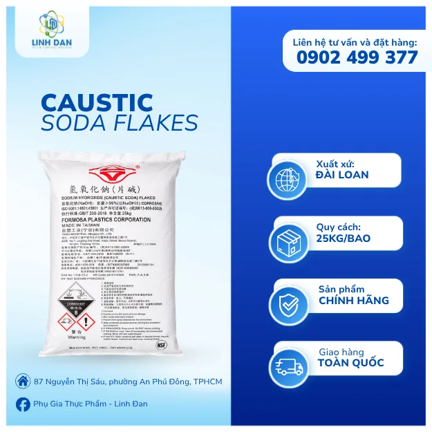 Caustic Soda Flakes NaOH 99%