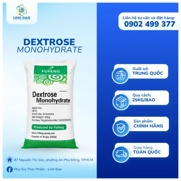 Đường Dextrose Monohydrate Fufeng