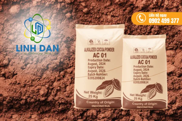 Bột cacao AC01 bao 25kg cung cấp sỉ TP.HCM giao hàng toàn quốc