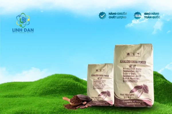 Bột cacao AC01 bao 25kg giao hàng toàn quốc
