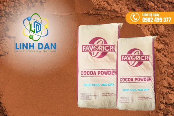  Bột cacao Favorich AP360 bao 25kg bán sỉ TP.HCM giao hàng toàn quốc