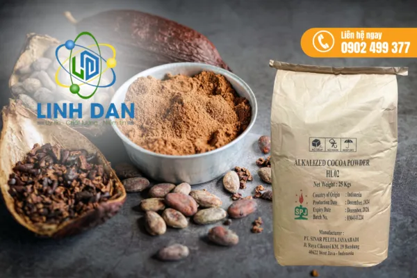 Bột cacao HL02 bao 25kg bán sỉ TP.HCM giao hàng toàn quốc