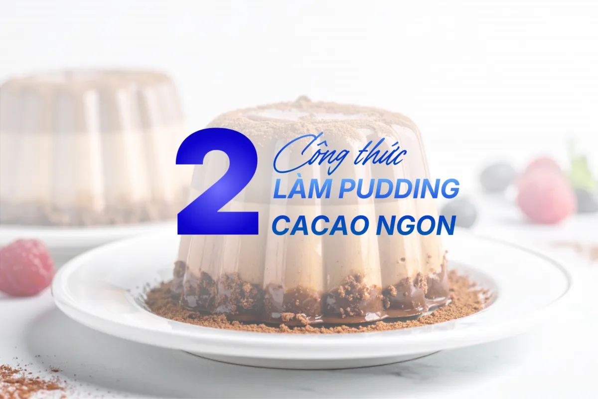 2 Công thức làm pudding cacao ngon
