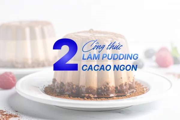 2 Công thức làm pudding cacao ngon