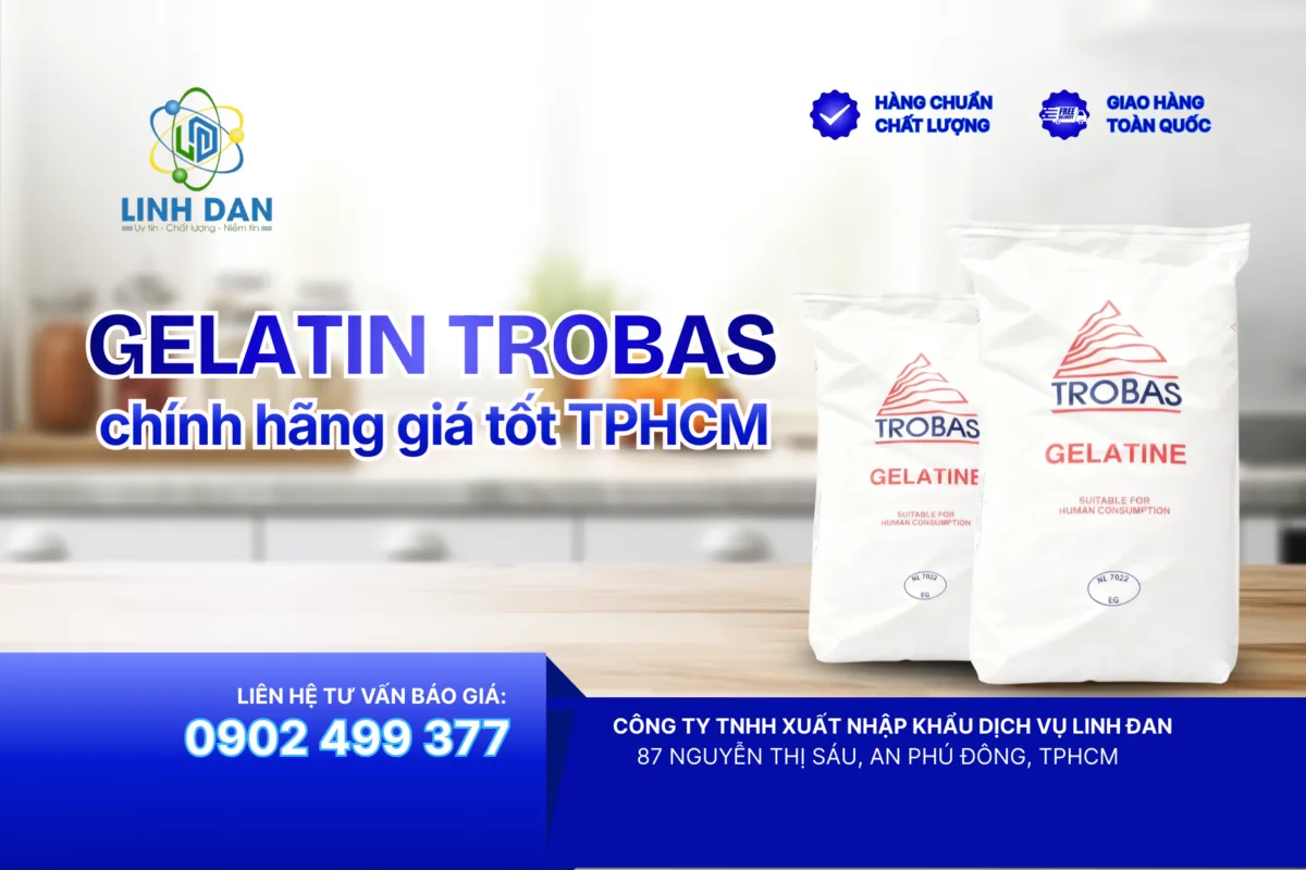Gelatin Trobas Chính Hãng Giá Tốt TPHCM