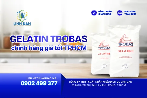 Gelatin Trobas Chính Hãng Giá Tốt TPHCM
