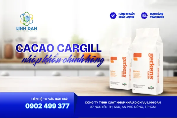 Bột cacao Cargill nhập khẩu chính hãng
