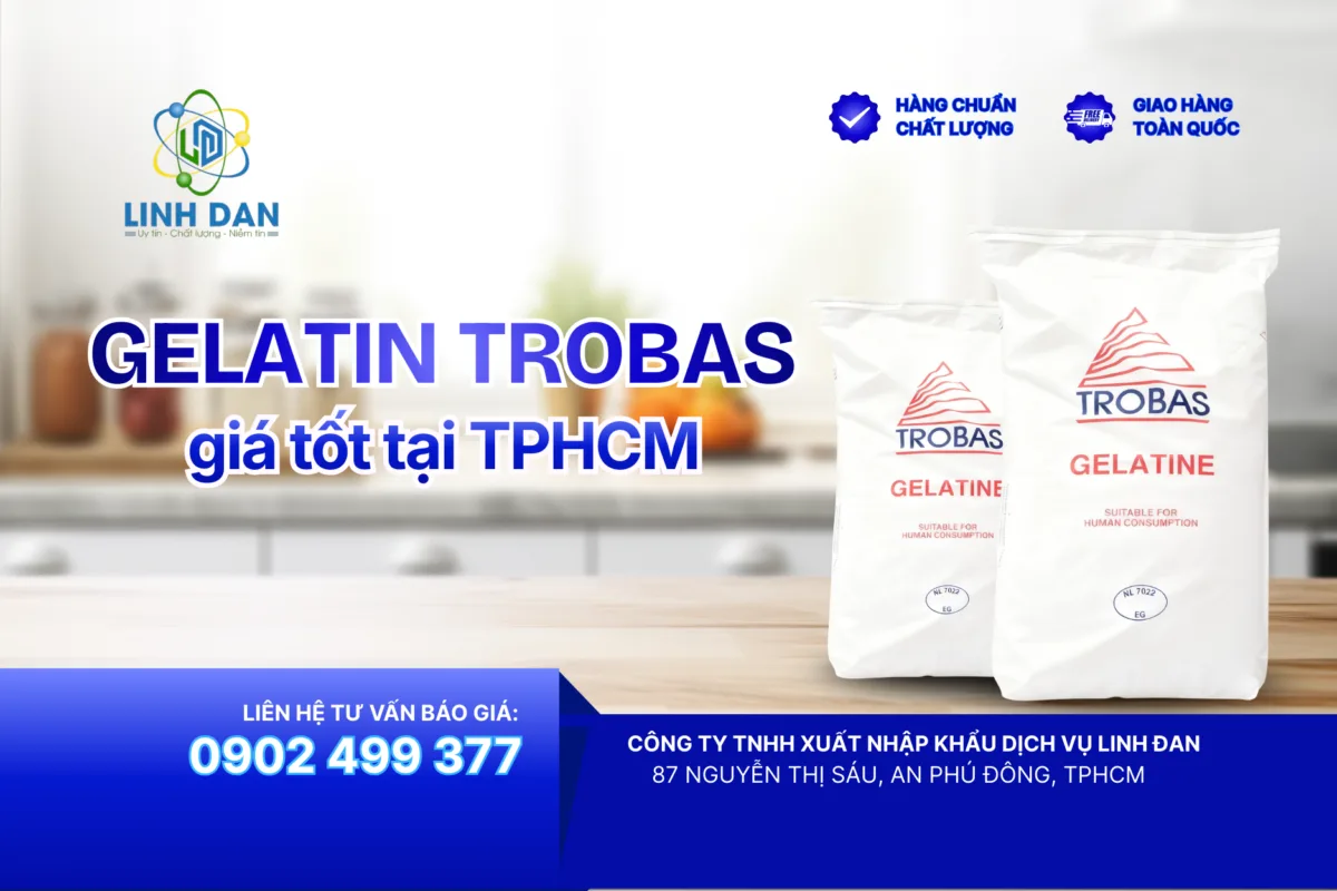Gelatin Trobas giá tốt tại TPHCM