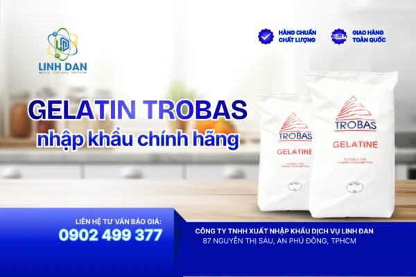 Gelatin Trobas nhập khẩu chính hãng