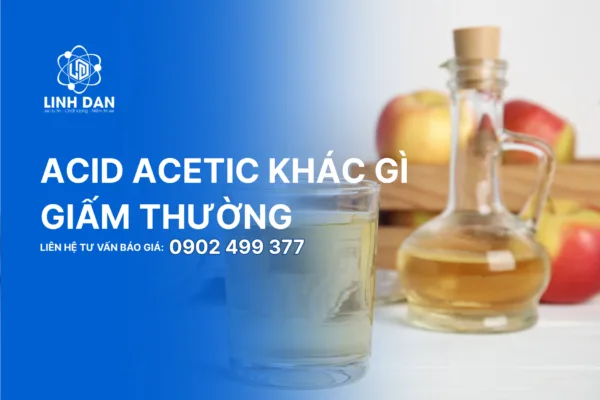 Acid Acetic khác gì giấm thường?