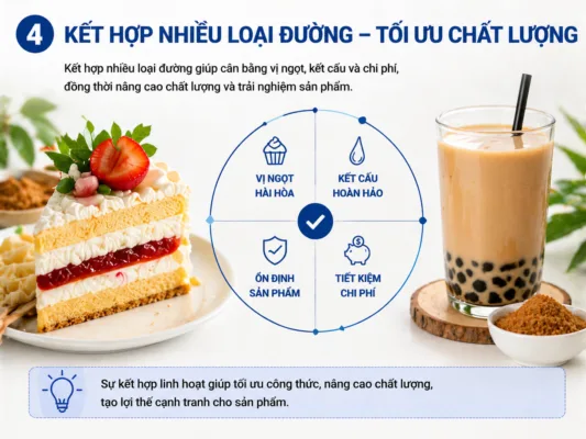 Vì Sao Thực Phẩm Dùng Nhiều Loại Đường?