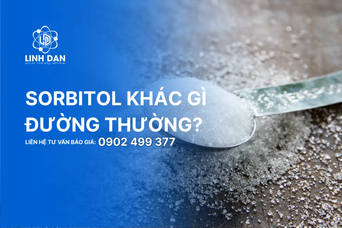 Sorbitol khác gì đường thường