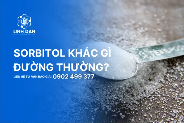 Sorbitol khác gì đường thường