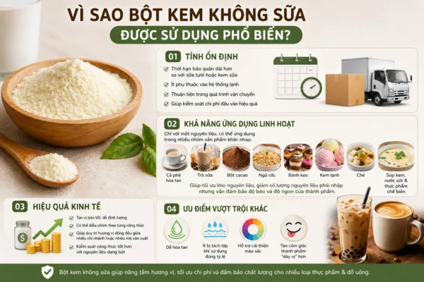 Bột Kem Không Sữa Là Gì?