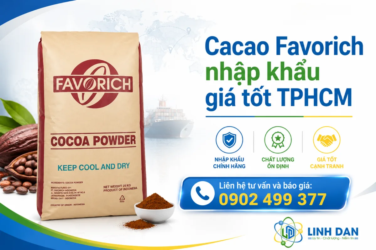 Cacao Favorich nhập khẩu giá tốt TPHCM