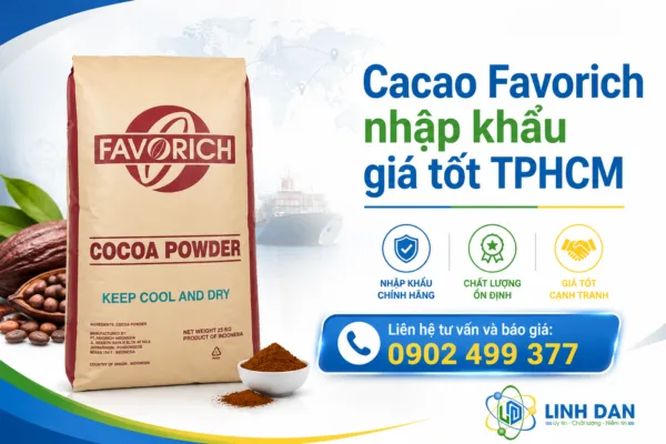 Cacao Favorich nhập khẩu giá tốt TPHCM