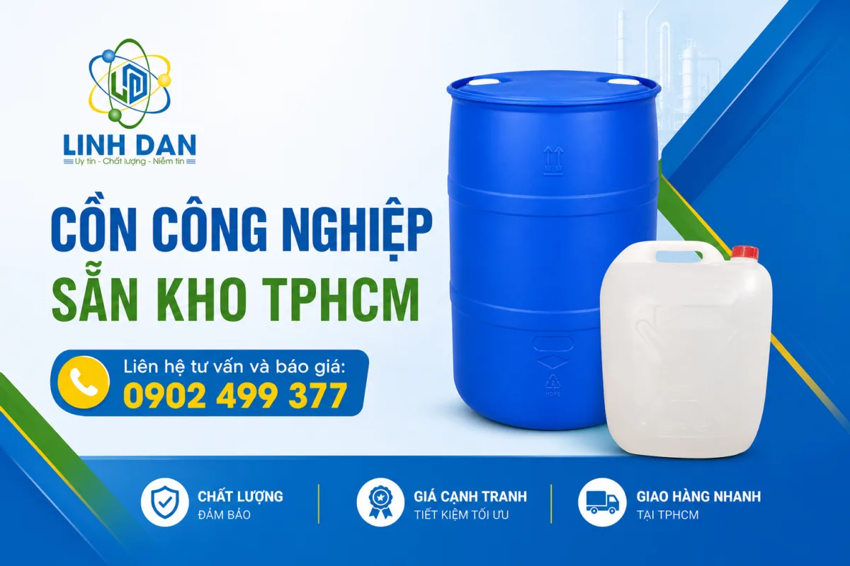 Cồn công nghiệp sẵn kho TPHCM