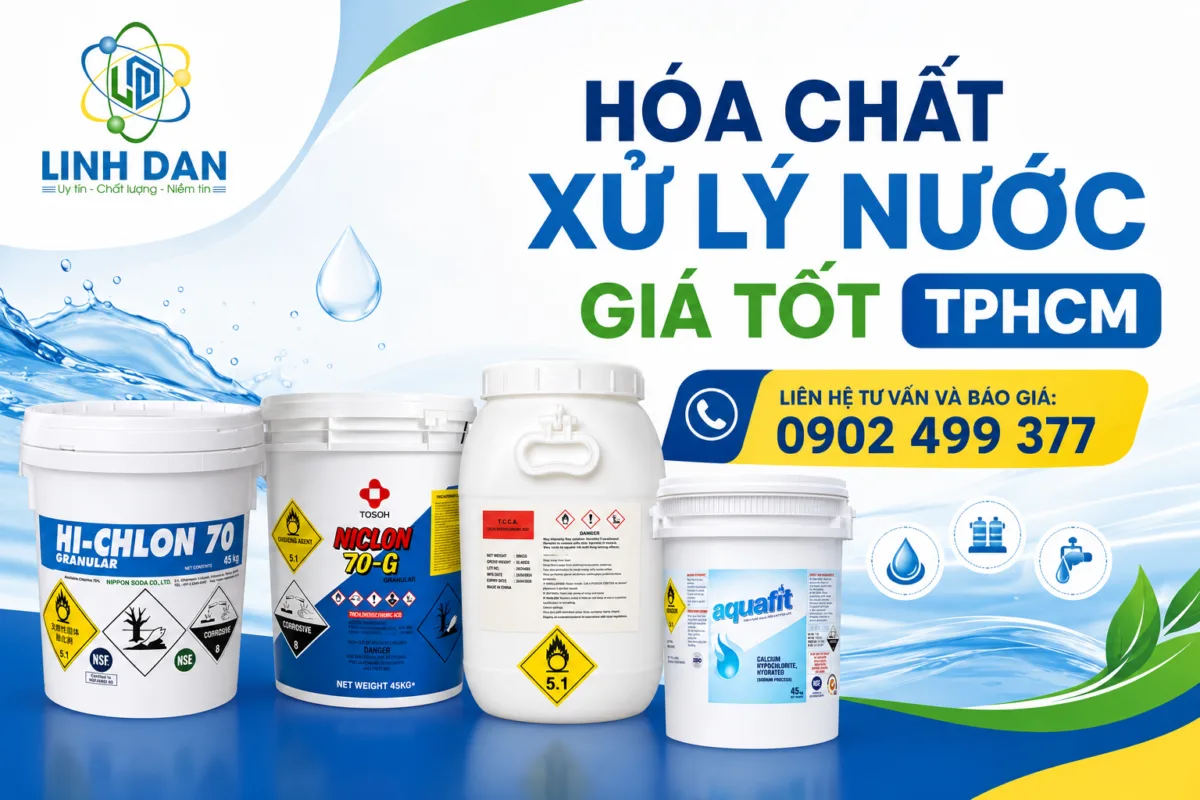 Hóa chất xử lý nước giá tốt TPHCM